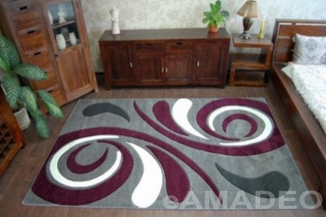 Kusový koberec Focus 8695 grey violet - šedo fialový | Focus | eAMADEO
